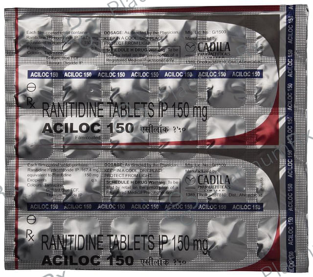 Aciloc 150mg Tablet 30s