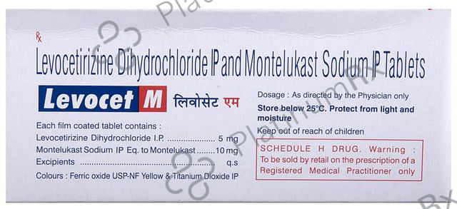 Levocet M 5/10mg Tablet 10s