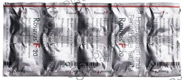 Rosuvas F 20/160mg Tablet 10s