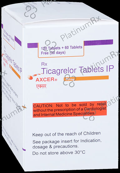 Axcer 90mg Tablet 180s