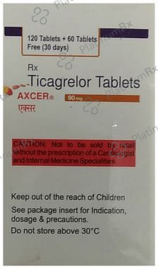 Axcer 90mg Tablet 180s