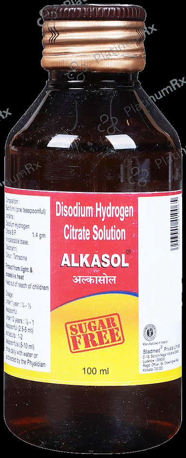 Alkasol Oral Solution Sugar Free 100 Oral Solution