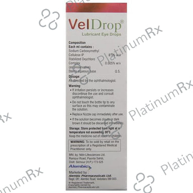 Veldrop Lubricant 0.5% Eye Drop 10ml