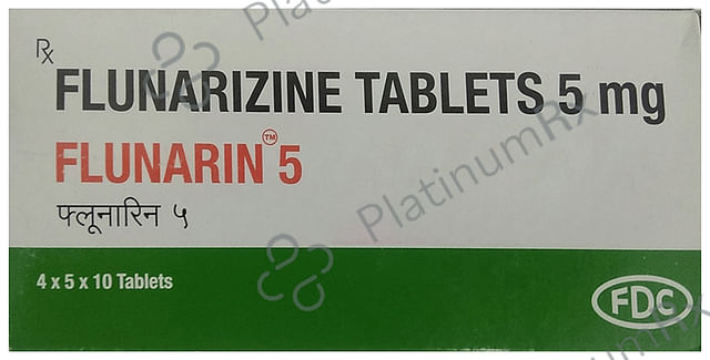 Flunarin 5mg Tablet 10s