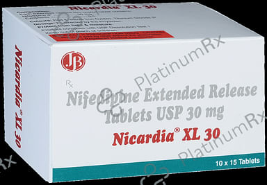 Nicardia XL 30mg Tablet ER 15s
