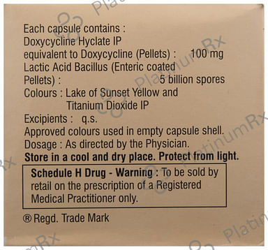 Doxy 1 L Dr Forte 100mg/5B Capsule 10s