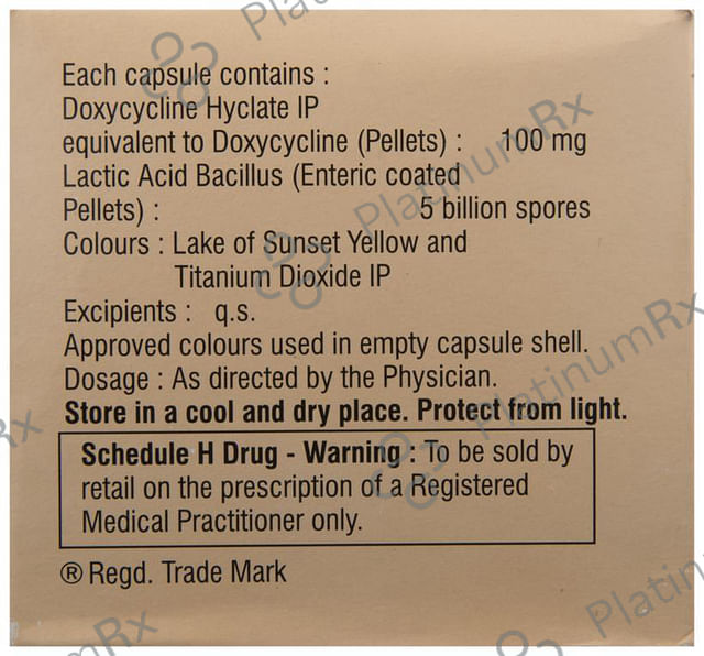 Doxy 1 L Dr Forte 100mg/5B Capsule 10s