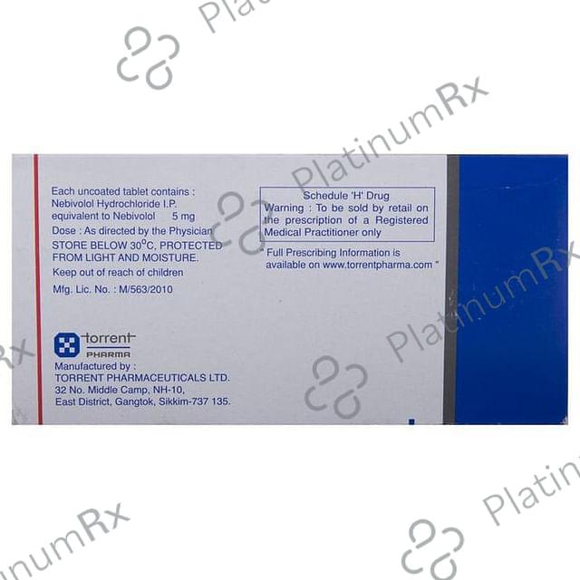Nebicard 5mg Tablet 10s