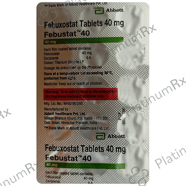 Febustat 40mg Tablet 15s