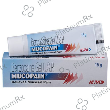 Mucopain 20% Dental Gel 15gm