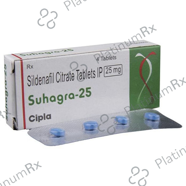 Suhagra 25mg Tablet 4s