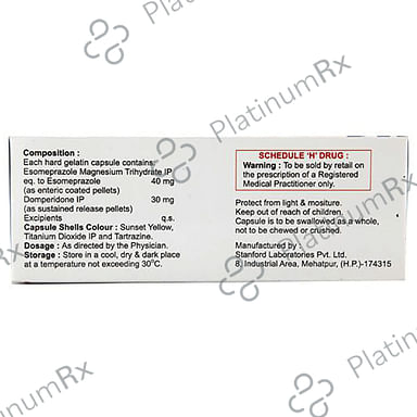 Esogress D 30/40mg Capsule SR 10s