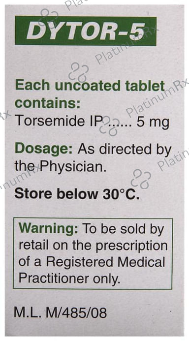 Dytor 5mg Tablet 15s