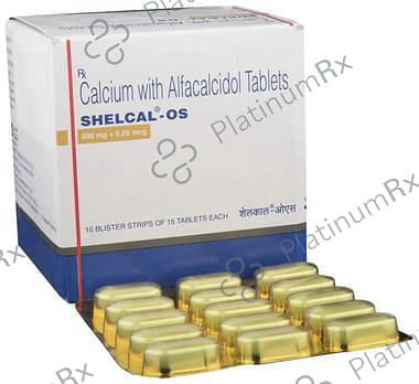 Shelcal OS 0.25/500mg Tablet 15s