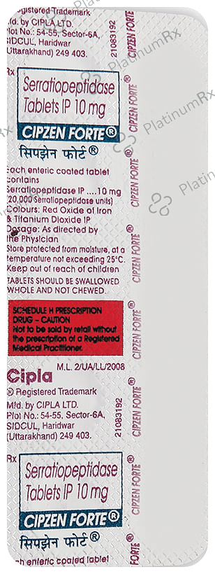 Cipzen Forte 10mg Tablet 10s