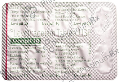 Levipil 1000mg Tablet 10s
