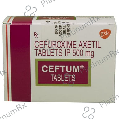 Ceftum 500mg Tablet 4s