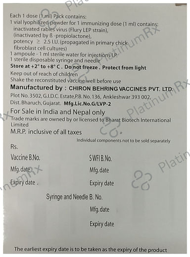 Chirorab Vaccine 1s