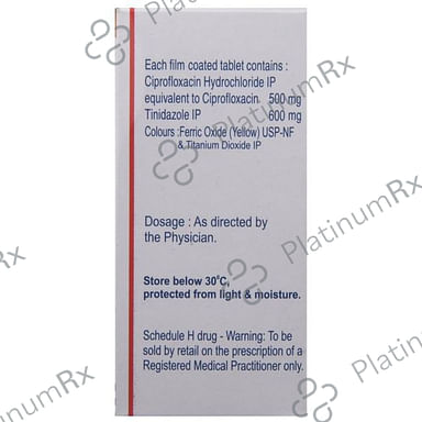 Cifran CT 500/600mg Tablet 10s
