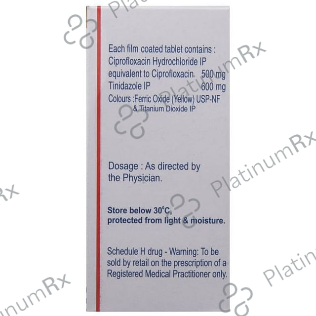 Cifran CT 500/600mg Tablet 10s