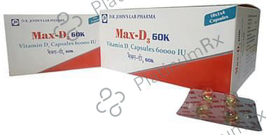 Max-D3 60K Soft Gelatin Capsule 4 Soft Gelatin Capsule