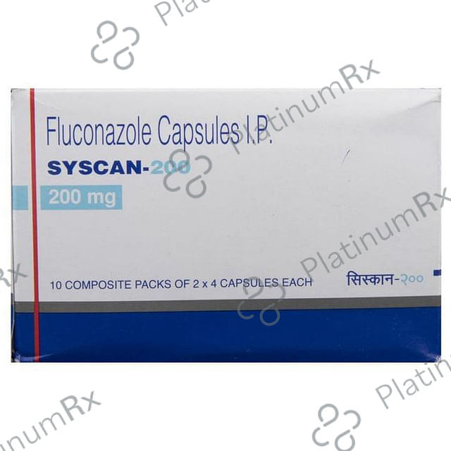 Syscan 200mg Capsule 4s