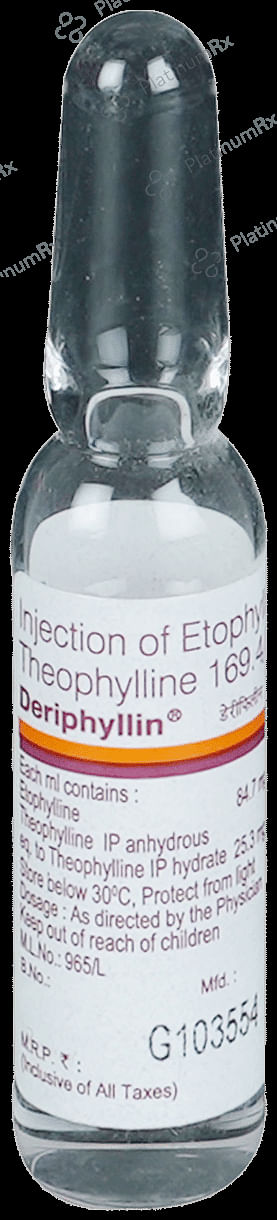 Deriphyllin 84.7/25.3mg Injection 2ml