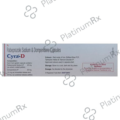 Cyra D 30/20mg Capsule SR 10s