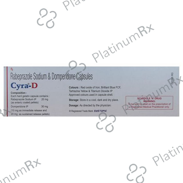 Cyra D 30/20mg Capsule SR 10s