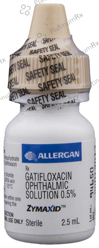 Zymaxid 0.5% Ophthalmic Solution 1s