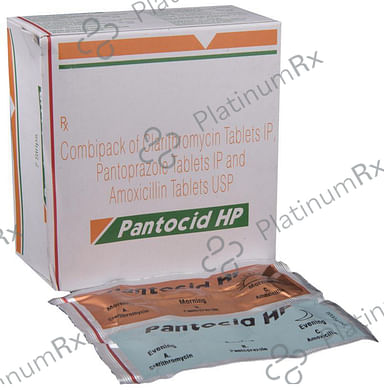 Pantocid HP 750/500/40mg Tablet Combipack 6s