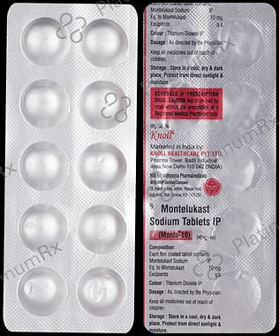 Montu 10mg Tablet 10s