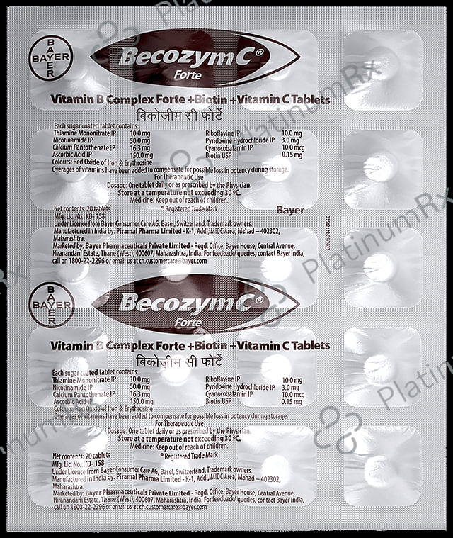 Becozym C Forte Tablet 20s