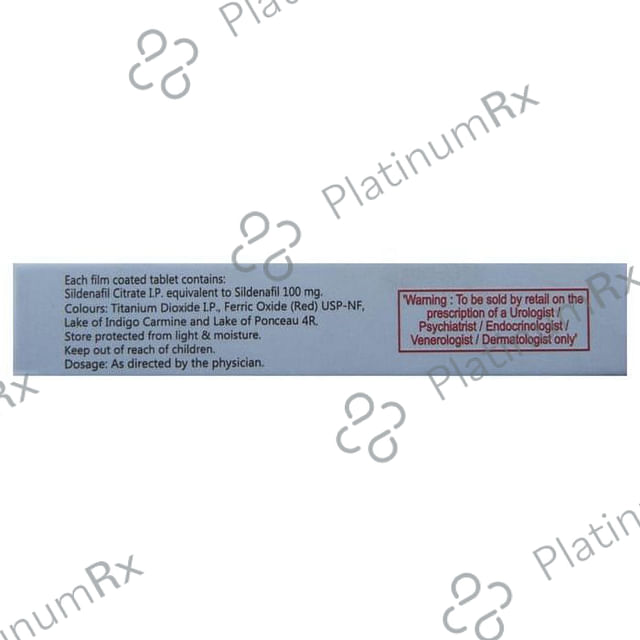 Vigore 100mg Red Tablet 4s