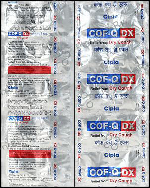 Cof Q DX 5/2/10mg Tablet 10s