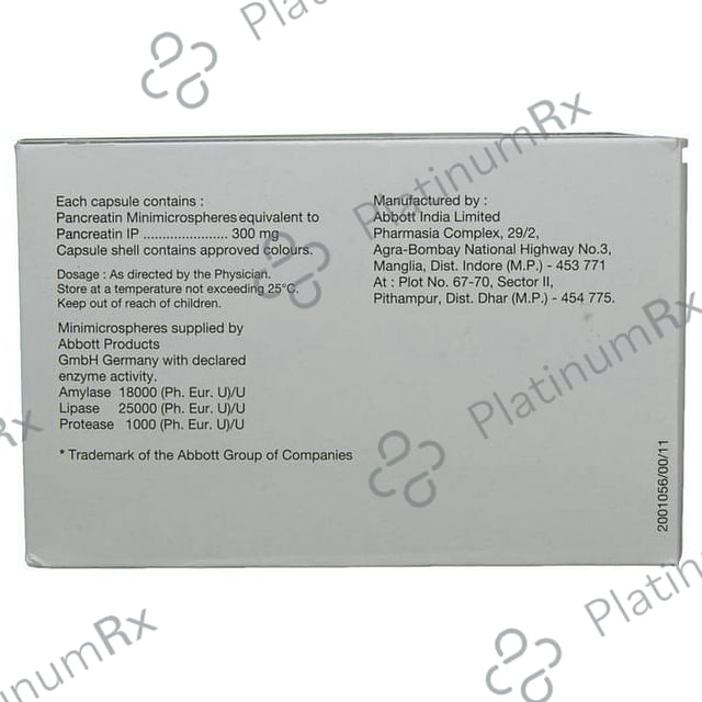 Creon 25000/300mg Capsule 10s
