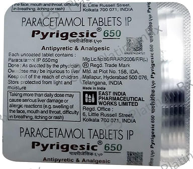 Pyrigesic 650 Tablet 15 Tablet