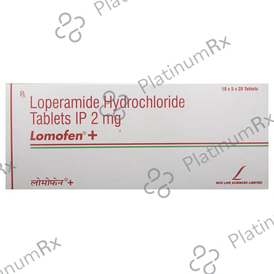 Lomofen Plus 2mg Tablet 20s