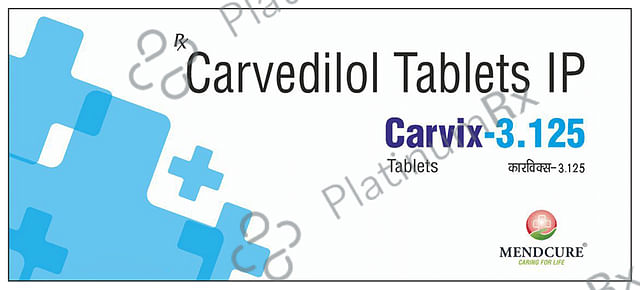 Carvix 3.125 Tablet