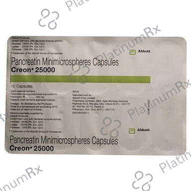 Creon 25000/300mg Capsule 10s