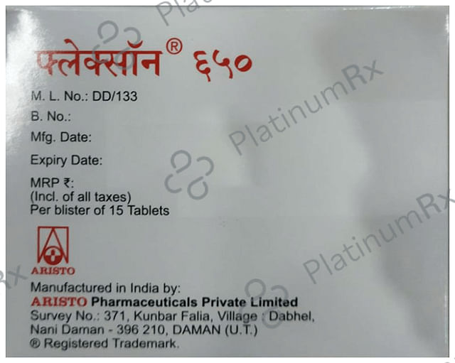 Flexon 650mg Tablet 15s