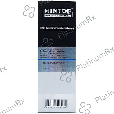 Mintop Forte 5% Minoxidil Solution 120ml