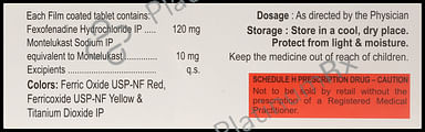 Fixar 120/10mg Tablet 10s