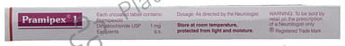 Pramipex 1mg Tablet 10s