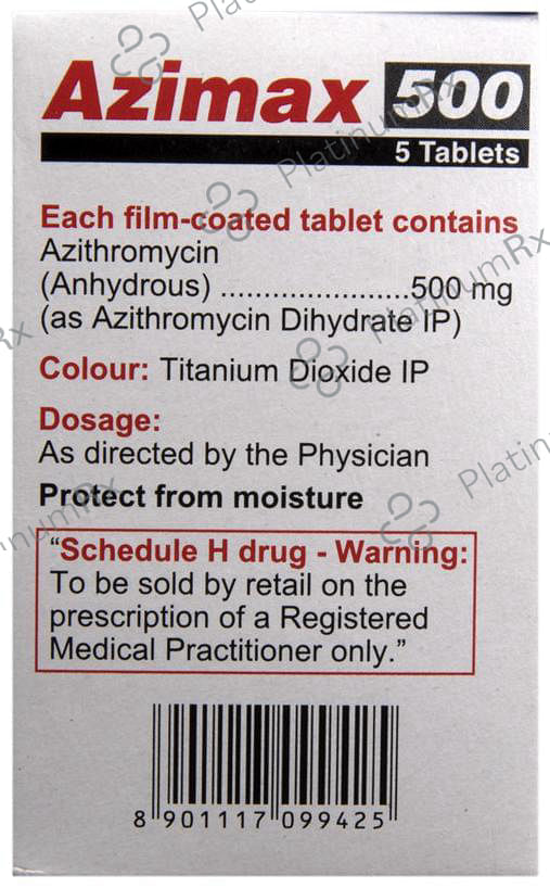Azimax 500 Tablet 5 Tablet