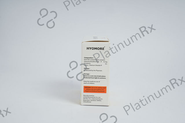 Hyomore 10mg Tablet 10s