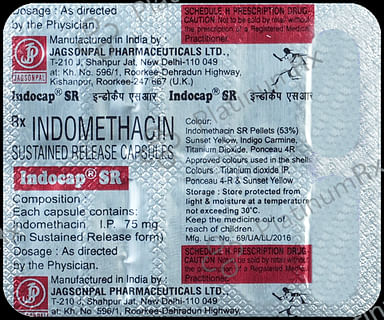 Indocap 75mg SR Capsule 10s