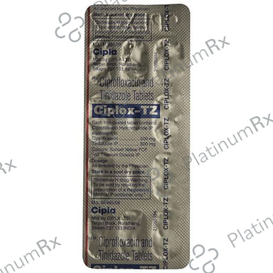 Ciplox TZ 500/600mg Tablet 10s