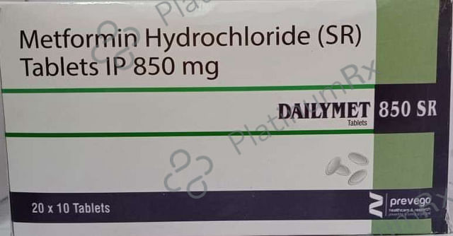 Dailymet 850mg SR Tablet 10s