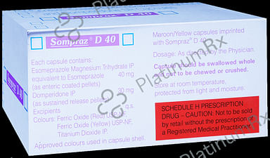 Sompraz D 40/30mg Capsule SR 15s
